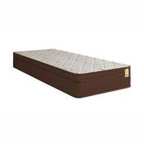 Colchão Solteiro De Espuma D33 Dreemy Ultra 88x188x25 Marrom com Branco Apolospuma