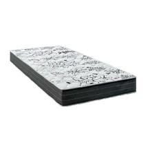 Colchão Solteiro de Espuma Semi Ortopédica D28 Extra Firme Preto Suporta Até 80kg