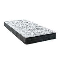Colchão Solteiro De Espuma Semi Ortopédica D28 Extra Firme Preto Suporta Até 80kg Colchão Solteiro De Espuma Semi Ortopédica D28 Extra Firme Preto Suporta Até 80kg