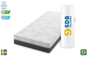 Colchão Solteiro De Molas Ensacadas 88x188x20cm D33 SDB Colchões
