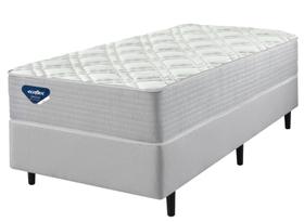 Colchão Solteiro de Molas Ensacadas Ecoflex Elo 88x188x23cm Branco Colchão Solteiro de Molas Ensacadas Ecoflex Elo 88x188x23cm Branco