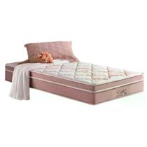 Colchão Solteiro de Molas Ensacadas Pillow Top Anjos Eiffel Rosa 88x188x26cm Colchão Solteiro de Molas Ensacadas Pillow Top Anjos Eiffel Rosa 88x188x26cm