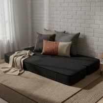 Colchão Solteiro Dobrável 3 X 1 , Espuma D28 , Firme a Vácuo , fabricação própria , envio imediato ,Confortável.