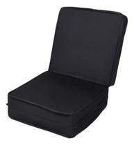 Colchão Solteiro Dobrável Puff Sofá 3x1 Colchonete Acampar Preto Colchão Solteiro Dobrável Puff Sofá 3x1 Colchonete Acampar Preto