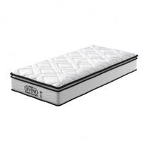 Colchão Solteiro Espuma AD Resistence Premium Probel 28cm Branco/Preto Branco Colchão Solteiro Espuma AD Resistence Premium Probel 28cm Branco/Preto Branco