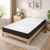 Colchão Solteiro Espuma D20 Bordado 188x78x17cm Antialérgico