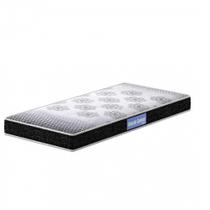 Colchão Solteiro Espuma D23 78x188x12cm Preto C/Branco Colchão Solteiro Espuma D23 78x188x12cm Preto C/Branco
