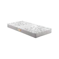 Colchão Solteiro Espuma D26 Bordado 88x188x14cm Ecoflex Cinza Colchão Solteiro Espuma D26 Bordado 88x188x14cm Ecoflex Cinza