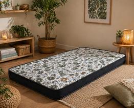 Colchão Solteiro Espuma D33 188x88x14cm Firme Ideal para Sono Saudável