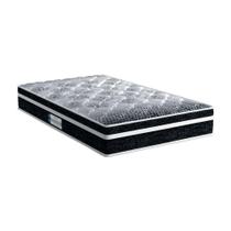 Colchão Solteiro Espuma D33 / EP Anatômico Firmepedic ProDormir Advanced Tech1500 Plus Euro Pillow Black (78x188x24) - Probel