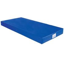 Colchão Solteiro Espuma D33 Hospitalar Impermeável Napa Azul (88x178x12) - Ortobom Colchão Solteiro Espuma D33 Hospitalar Impermeável Napa Azul (88x178x12) - Ortobom
