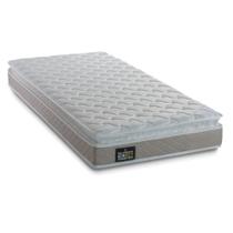 Colchão Solteiro Espuma D33 Millenium 88x188x19cm Bege/Branco c/ pillow top Colchão Solteiro Espuma D33 Millenium 88x188x19cm Bege/Branco c/ pillow top