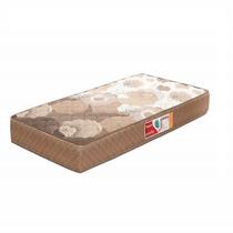 Colchão Solteiro Espuma D33 Turquesa 78cm x 188cm x 12cm Marrom Estampado Prorelax Colchão Solteiro Espuma D33 Turquesa 78cm x 188cm x 12cm Marrom Estampado Prorelax