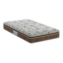 Colchão Solteiro Espuma D45/20 PróDormir Advanced Pillow Top Brown (78x188x24) - Probel