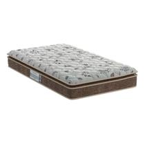Colchão Solteiro Espuma D45/20 PróDormir Advanced Pillow Top Brown (88x188x24) - Probel