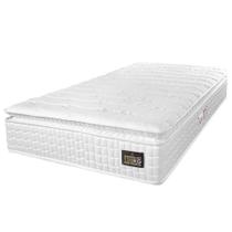 Colchão Solteiro Espuma D45 Lazio Pillow Top 88x188x24cm Branco Hellen-suporta Até 150 Kg Por Pessoa Branco Colchão Solteiro Espuma D45 Lazio Pillow Top 88x188x24cm Branco Hellen-suporta Até 150 Kg Por Pessoa Branco