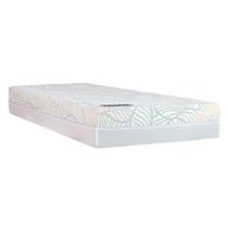 Colchão Solteiro Espuma Visco Gel a Vácuo de D33 Vitagel Space Double Face Bed in Box (88x188x24) - Castor