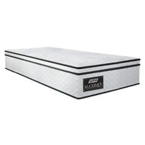 Colchão Solteiro Gazin Maximus Molas Ensacadas 88x188x24cm Branco