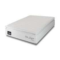 Colchão Solteiro Hellen Orto Confort One Face D33 Branco Com Bege