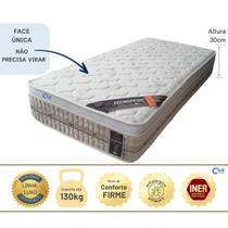 Colchão Solteiro King Castor Premium Molas Tecnopedic One Face King 96x203x30 Medida Especial Resistente Firme Colchão Solteiro King Castor Premium Molas Tecnopedic One Face King 96x203x30 Medida Especial Resistente Firme