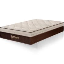 Colchão Solteiro King Santiago Molas Ensacadas Pillow Paparazzi 96x203x38cm - Macio Colchão Solteiro King Santiago Molas Ensacadas Pillow Paparazzi 96x203x38cm - Macio