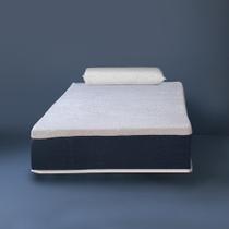 Colchão Solteiro Mola Ensacada Guldi Macio (25x88x188) e 1 Travesseiro Guldi Nasa Viscoelástico Azul e Branco Colchão Solteiro Mola Ensacada Guldi Macio (25x88x188) e 1 Travesseiro Guldi Nasa Viscoelástico Azul e Branco