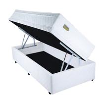 Colchão Solteiro Mola Mega Colchões Nanno Euro + Cama Box Baú Mega - 078x188 Colchão Solteiro Mola Mega Colchões Nanno Euro + Cama Box Baú Mega - 078x188