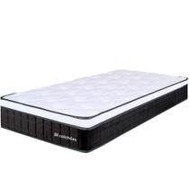 Colchão Solteiro Molas Ensacadas Intermediário Firme de Pillow Espuma D45 88x188X26 BF Colchões