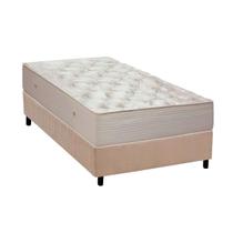 Colchão Solteiro Molas Ensacadas MasterPocket Orthotel Superluxo + Base CRC Suede Clean (88x188) - Ortobom