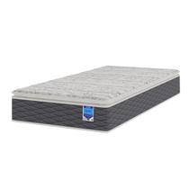 Colchão Solteiro Molas Ensacadas Pillow Top Espuma D26 88x188x25 Cinza Bertha Umaflex