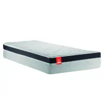 Colchão Solteiro Molas Ensacadas Real 88x188x27cm Cinza / Grafite - Suporta até 130Kg por Pessoa Colchão Solteiro Molas Ensacadas Real 88x188x27cm Cinza / Grafite - Suporta até 130Kg por Pessoa