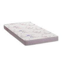 Colchão Solteiro Physical Resist Liso com Espuma D20 (12x78x188) Lilás