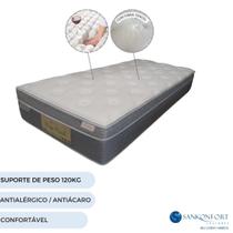 Colchão Solteiro Sankonfort Sleep Fresh 88x188x30 - Confortável -Antialérgico - Alto Padrão de Qualidade Colchão Solteiro Sankonfort Sleep Fresh 88x188x30 - Confortável -Antialérgico - Alto Padrão de Qualidade