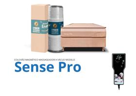 Colchão Solteiro SHOX a Vácuo Com Vibromassagem Ortopédico SENSE PRO 188x088x25cm