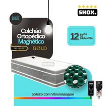 Colchão Solteiro Shox Gold Com Vibromassagem Ortopédico 188X088X020cm