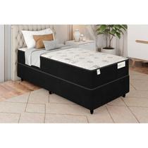 Colchão Solteiro Smart Classic Preto (88x188x22) - Molas Ensacadas - Plumatex Colchão Solteiro Smart Classic Preto (88x188x22) - Molas Ensacadas - Plumatex