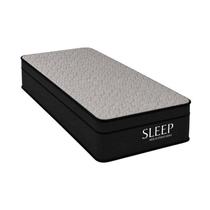 Colchão Solteiro Sr Life Sleep Ac Espuma D28 88x188x23cm Preto
