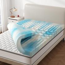 Colchão Topper KMFurnila Gel Refrescante 7,5 cm Casal Colchão Topper KMFurnila Gel Refrescante 7,5 cm Casal