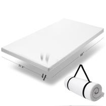 Colchão Topper para Bebê Modera de Algodão Orgânico 132x70x5 cm