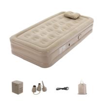 Colchão Travesseiro Inflável Portátil Solteiro Bomba De Ar Elétrica Acampamento Hkx2111 - Luuk Young Colchão Travesseiro Inflável Portátil Solteiro Bomba De Ar Elétrica Acampamento Hkx2111 - Luuk Young