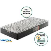 Colchão Umaflex Ouro D33 Solteiro 88x188x14