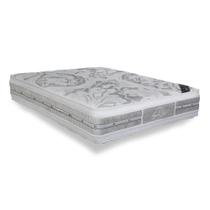 Colchão Viúva Espuma Látex Molas Ensacadas Pocket Super Luxo Double Face Euro Pillow (128x188x36) - Castor