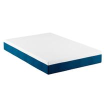 Colchão Viúva Guldi Firme Mola Ensacada (25x128x188) Branco e Azul Colchão Viúva Guldi Firme Mola Ensacada (25x128x188) Branco e Azul