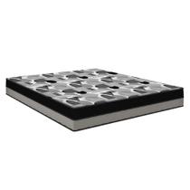 Colchão Viúva ISO Dupla Face (20x128x188) Cinza e Preto
