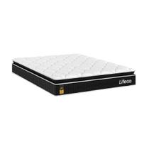 Colchão Viúva Life D33 Pillow Top Preto 17x128x188cm - e-Shop Casa Colchão Viúva Life D33 Pillow Top Preto 17x128x188cm - e-Shop Casa