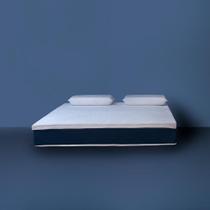 Colchão Viúva Mola Ensacada Guldi Macio (25x128x188) e 2 Travesseiros Guldi Nasa Viscoelástico Azul e Branco Colchão Viúva Mola Ensacada Guldi Macio (25x128x188) e 2 Travesseiros Guldi Nasa Viscoelástico Azul e Branco