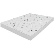 Colchão Viúva Salta Liso Branco Espuma D23 128x188x14cm