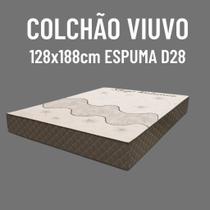 Colchão Viuvo 128x188cm Espuma D28 Confort Soft Liso Colchão Viuvo 128x188cm Espuma D28 Confort Soft Liso