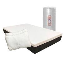 Colchão Viúvo Molas Ensacadas + 1 Travesseiro