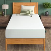 Colchão Zinus de Espuma Viscoelástica com Chá Verde 25 cm Solteiro Colchão Zinus de Espuma Viscoelástica com Chá Verde 25 cm Solteiro